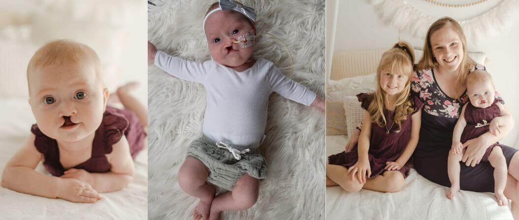 Mother and her cute babies